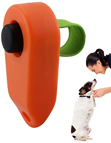 WEITING Clicker pour la formation du chien - Clicker efficace du train pour animaux domestiques | formation pour chiens et chats pour s'asseoir, ramasser, secouer, s'allonger, rouler