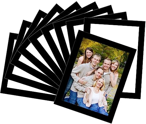 STTMGN Magnetic Picture Frames with Black Border(3.5X5,10 Pack),Magnet Photo Frame Pockets/Holder,Decorations for Home/Office/School/Classroom/Party