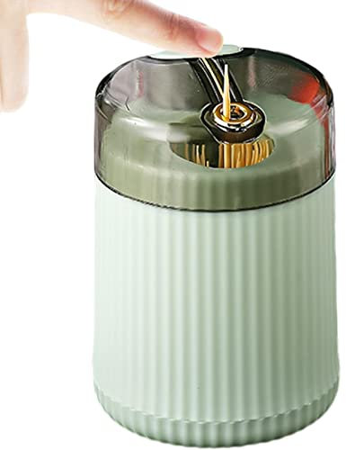 Maciun Automatic Toothpick Dispenser - Portable Sturdy Holder, Home Decor Toothpick Case For Kitchen, Restaurant, Hotel