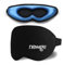NEWGO Cooling Gel Eye Mask, 3D Blocking Lights Weighted Sleep Mask, Reusable Zero Eye Pressure Gel Eye Mask for Puffiness, Dark Circles, Dry Eyes, Headaches