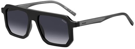 HUGO HG 1312/S Brille, Schwarz, 53/17/145 für Herren, schwarz, 53/17/145