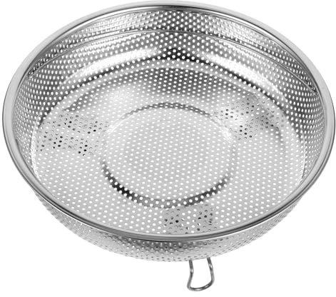 SECFOU Cesto Scolapasta Regolabile Inossidabile Vaporiera Multifunzionale Per Frutta e Verdura Con Manico Ergonomico Drenaggio Efficiente e Design Stabile Per Cucina