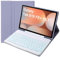 TSATAULE Keyboard Case for Samsung Galaxy Tab S10 FE+ Plus 13.1 2025, 7 Color Backlit Detachable Wireless Bluetooth Keyboard,Purple