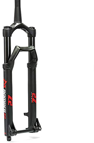 Marzocchi Bomber Z2 29 140 Rail Sweep-Adj 15QRx110 Boost Conico Deport 44 mm Forcelle per bicicletta adulto, unisex, nero/rosso, 140 mm 15x110