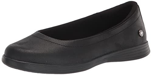 Skechers Women's On-the-go Dreamy Nightout Ballet Flat,Black Textile Trim,9 UK
