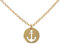 DAHEIM Halskette Anker - filigrane Kette Maritim für Damen und Frauen, Heimat-Schmuck aus Edelstahl (vergoldet) DHK296
