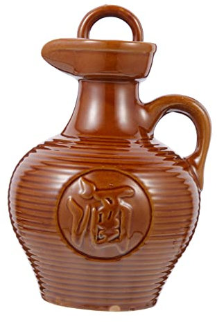 Kichvoe Jarra De Barro Botella De Calabaza Jarra De Agua Cocina Tradicional Dispensador Garrafas De Agua Hervidor De Vino Botella De Vino De Arroz Cerámica Loza De Barro Accesorios