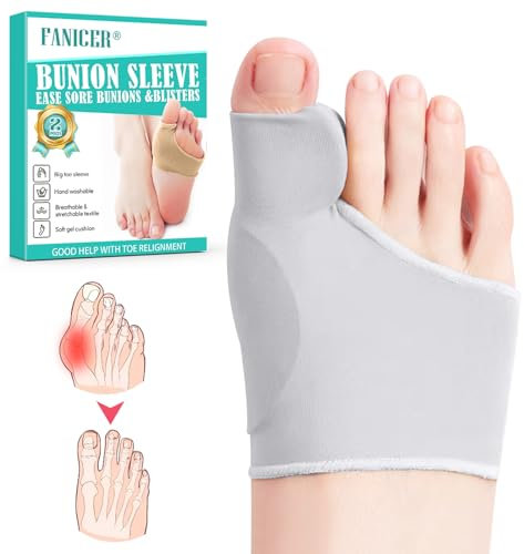 CharmChic Chaussettes Hallux Valgus, Hallux Valgus Correcteur, Hallux Valgus Separateur Orteil, Correcteur Attelle avec Gel Coussinet, Bandage élastique et doux pour Femmes et Hommes (37-43 M, Gris)