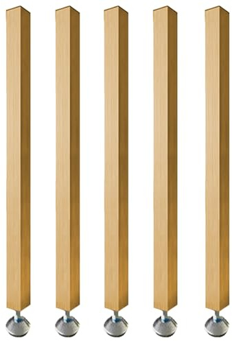 4 5 6 8 10 15 20pcs Wall Partition Room Divider Floor to Ceiling Wooden Post, Studio/Apartment/Living Room Temporary Doorway Partition Privacy Screens, with Adjustable Foot & Top Non-Slip Mat(Pack of