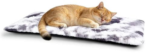 Petace Cat Window Bed 90 x 28 cm, Cat Window Hammock, Sill Non-Slip Pet Self-heating Pad for Windowsill, Warm Pet Blanket Machine Washable