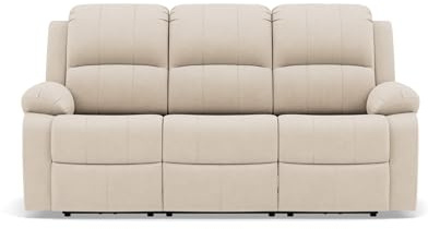 Bestmobilier Armand Canapé Velours Cotelé - 3 Places Beige