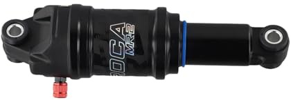 Honseadek Amortiguador trasero para bicicleta de montaña, presión de aire ajustable, aleación de aluminio, bloqueo de rebote, 125 mm, 150 mm, 165 mm, 190 mm, suspensión de bicicleta negra (165 mm x 35