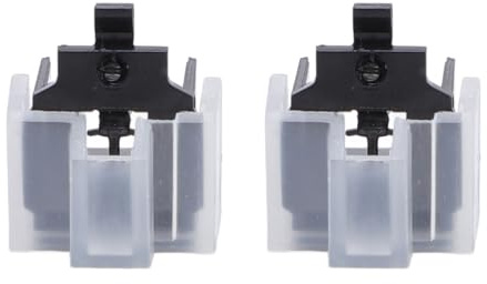Keenso Aiguille de Remplacement pour Tourne-disque AT-LP60 et AT-PL50, Pointe Conique 0,6 Mil, Réponse en Fréquence 20-2000 Hz, Idéale pour les Amateurs de Vinyle (2PCS)