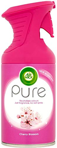 Airwick Air Wick Air Freshener, Pure Air Freshener Spray, Cherry Blossom, 250 ml, Single, Pink
