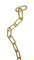Cadena de latón – 3677-3 – Cadena para delimitar – Cadena para lámparas – Cadenas de señalización – Cadena para lámpara