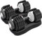 ATIVAFIT verstellbare Kurzhantel - Hantel mit Anti-Rutsch-Griff und Ablageschale platzsparende Hantel für Frauen und Maenner, Training und Fitness zu Hause (1pcs/2pcs) (25kg*2)