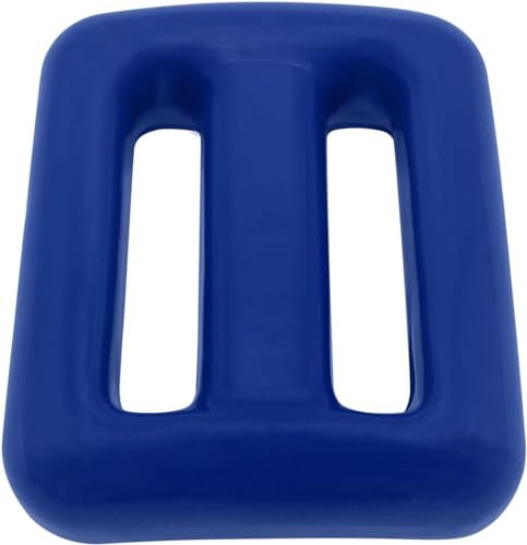 Poolzilla Tauchgewicht für Tauchen, 1 kg Tauchgewicht in Blau, Bleigewicht mit Schlitz zum Platzieren am Gürtel