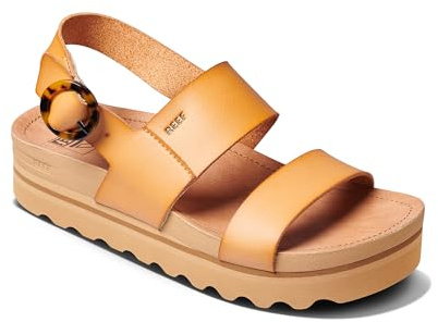 Reef Vista Damen-Sandalen mit hoher Schnalle, natur, 42.5 EU