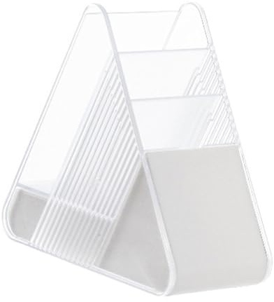 Tissting Organiseur de Bureau Porte-stylos, 6,5 x 2,8 x 5,9 Pouces, Boîte de Rangement Multifonctionnelle, Conteneur de Stylos de Bureau, Organisateur de Rangement de Bureau