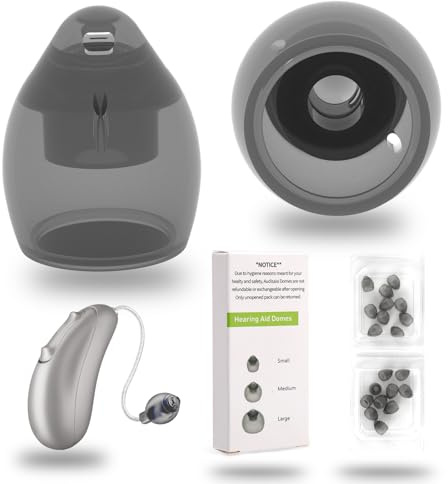 20 pcs Phonak Vented 4.0 Hearing Aid Domes Small Size (0.29inch=7.5mm),Phonak Hearing aids Accessories,Hearing Aids Domes for Phonak Audeo Marvel Paradise Lumity Accessory