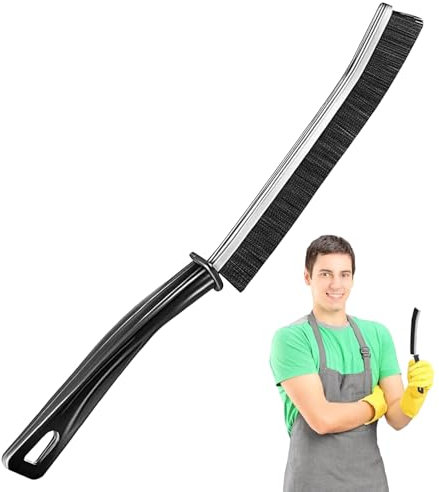 HICAREL® Cepillo de Limpieza de Grietas para baño, Inodoro, Cocina, Ranura de Puerta de Ventana y Cepillo Limpiador Profundo de Grietas, Herramienta Multifuncional de Limpieza de Huecos del hogar