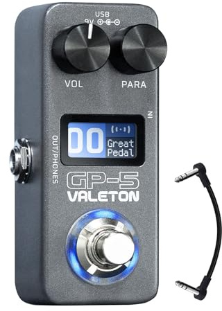 Valeton GP-5 Super Compact Multi-Effects Processor & NAM/IR Loader Pedal(Incl 1PCS Additional TRS Cable By VOLKTONE)