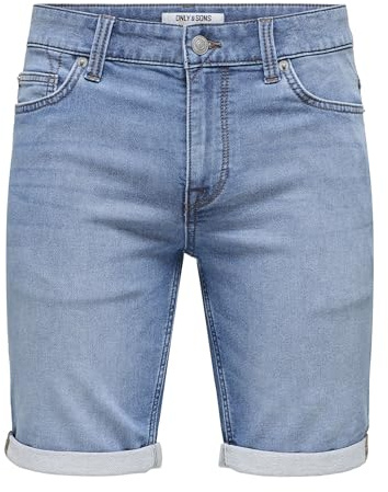 Only and Sons Short Bleu Ply Life Homme Short Bleu XXL