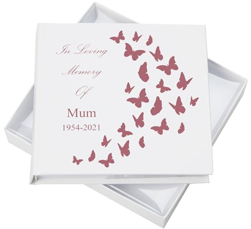 Personalised Mum In Loving Memory Butterflies Design Photo Album