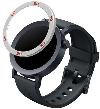 kwmobile Schutzring kompatibel mit CMF by Nothing Watch Pro 2 (D398) Fitnesstracker - Bezel Ring Lünette in Silber Rot