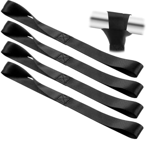 Sangles d'Arrimage Lot de 4 Boucles d'arrimage résistantes en Polyester avec Coutures renforcées, pour Le Transport, Le Camping, la Maison, l'atelier et Les activités de Plein air
