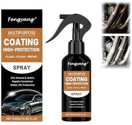 Fengyang® Nettoyant Antirouille Pour Voiture, Spray De Revêtement Automobile, Nettoyage Multifonctionnel De La Voiture, Etanche A L'eau Et A La Poussière