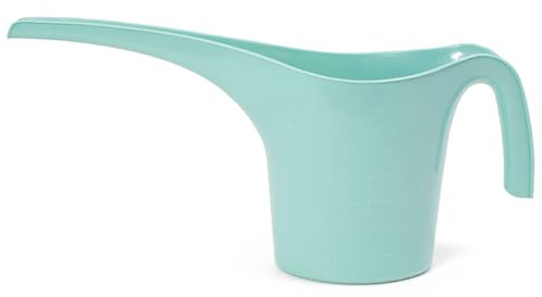 Acan Tradineur - Regadera Modelo Alhelo - Fabricado en plástico - Capacidad de 1,75 litros - Ideal como Herramienta de jardín, diseño único y cómodo - 19,5 x 12 x 40 cm - Color Aleatorio
