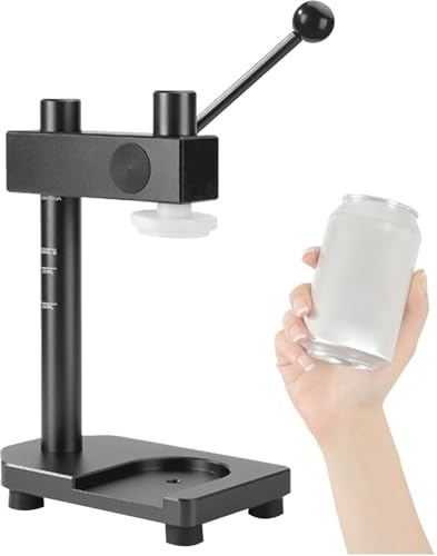 Aggraffatrice manuale per lattine per uso domestico e commerciale, macchina sigillante versatile per bottiglie in PET, alimenti in scatola e bevande come tè al latte e caffè