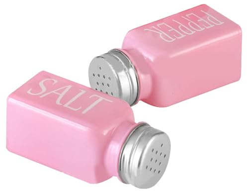 Salière Et Poivrière | 80 ml Accessoire En Verre Pour Table À Manger - 2 Pièces Distributeur Sel Et Poivre | Pour Cuisine Salle À Manger Restaurants Restauration Extérieur Camping Fête