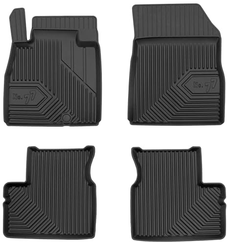 MOTOS Tapis de sol caoutchouc pour Nissan Micra K13 2010-2016 Améliorez Votre Confort de Voyage avec Le tapis noir antidérapant Auto No.77- tapis voiture Tous Temps pour Voiture, Protection Contre les