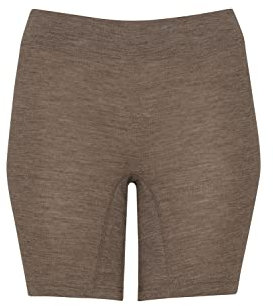 Dilling Shorts aus 100% natürlicher Merinowolle Braun meliert 46