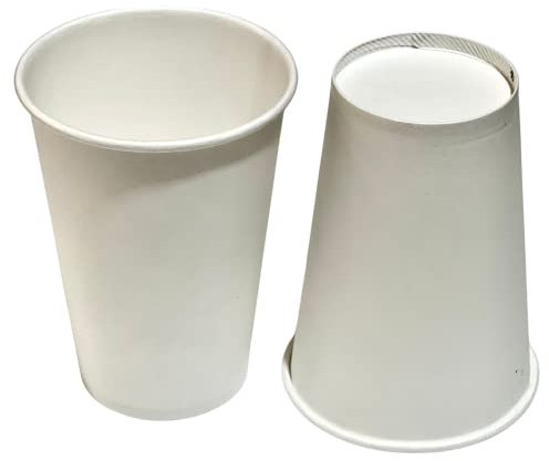 Very Wood Compagny [300 pcs] Gobelets carton jetables 33cl, Tasses jetable 12 oz pour boissons chaudes et froides