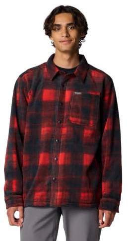 Columbia Steens Mountain Printed Shirt Jacket II Blouson de Polyester molletonné Homme (Lot de 1)