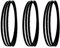 3 Stück 1712 x 12 x 0,36 mm Bandsägeblätter 6 TPI for Metabo for BAS 260 for Swift, BAS 261 Präzision for Holz-Kunststoff-Schneiden