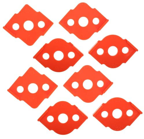 Homoyoyo 8pièces Gabarits De Routeur Pour Modèles De Positionnement Pour Outils De Découpe Finition Accessoires De Menuiserie