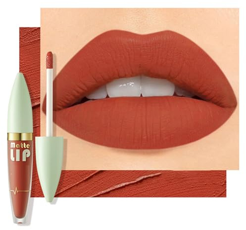 Matte Liquid Lipstick For Women Long Lasting Highly Pigmented Lip Color Smudgeproof And Waterproof Gloss Fashionable Makeup