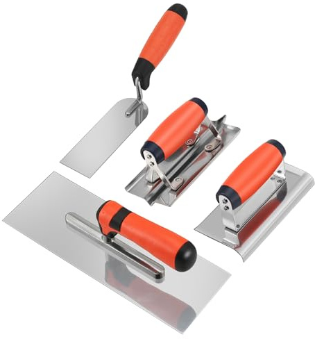 Dytabepl Edelstahl Beton Glättekelle und Spachtel für Trockenbau, Finish