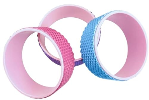 Yogahjul Yogahjul för fitness, hemmagym, massager bekväma ställningar, cirkulär rulle för ryggsträckning, pilates, träningsutrustning för buken