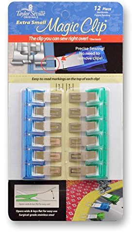 Taylor Seville Originals - Taylor Seville Originals Rostfrei Stahl & Plastik (Extra Klein) Nähen Magic Clip - 12 Stücke