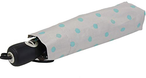 Pierre Cardin Damen Taschenschirm mit Auf-Zu-Automatik - Caprice - grau