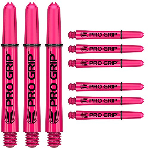 Target Darts 3 x Conjuntos de Rosa Pro Grip Eje Medio - 9 in Total