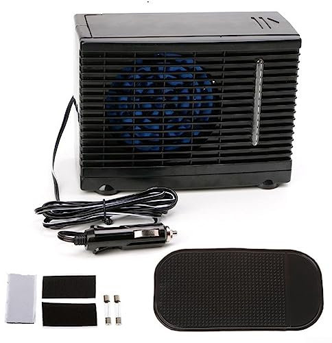 12V Klimaanlage Tragbar, Mini Klimaanlage Home Auto Kühler, Auto Montiert Klimaanlage Ventilator, Mini Luftkühler mit Wasserkühlung, Tragbarer Auto Klimaanlage Ventilator