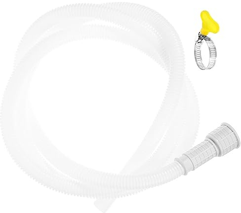 Angoily 4m Manguera De Desagüe Para Aire Acondicionado De Tubo Flexible De Metros Para Unidades De Ventana y Desagüe De Aire Acondicionado Portátil