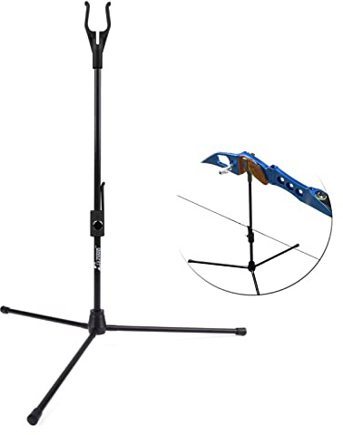 ELONG OUTDOOR Archery Bow Stand Hanger Bows Holder Lightweight for Recurve Bow Longbow Compound Bows Takedown Bow