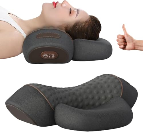 Yagerod Artuvate Cervical Fisiorest, Fisiorest - 3 In 1 Pillow Massager For The Neck, Core Hero 3-In-1 Massage Pillow, For Neck Stretcher Massage Relaxer(BLACK)